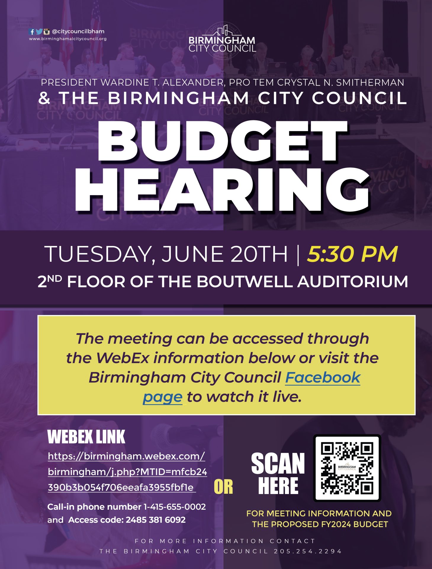 FY2024 Proposed Budget Hearing The Official Website Of The Birmingham   AD Budget2 